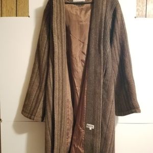 Casa De Lana, Vintage Hooded Longcoat